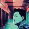 crypto news Do Kwon jail background dark colores low poly style